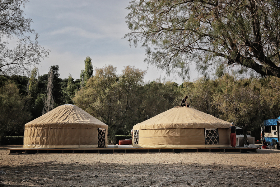 Οι σκηνές Yurt του Caravan Project