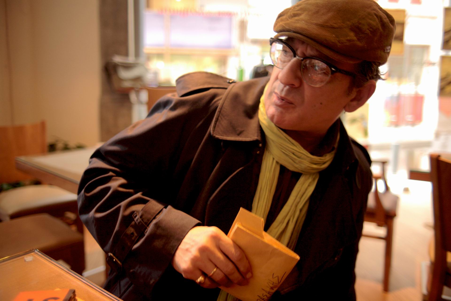 Ο Γιώργος Ίκαρος Μπαμπασάκης μας μίλησε για τη ζωή του/ Φωτο: Νατάσα Πανταζοπούλου 