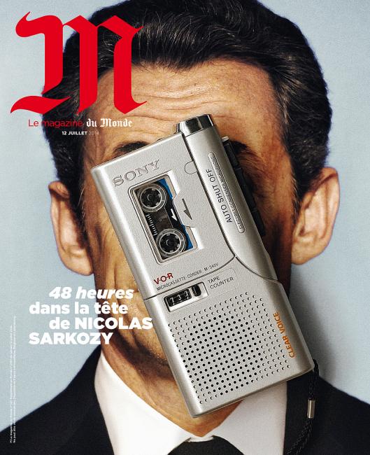 48 ώρες με τον Σαρκοζί για το περιοδικό της Le Monde.