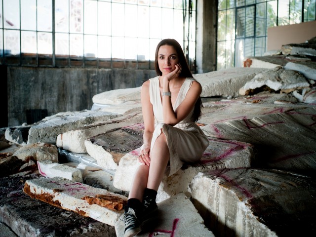 Η Κατερίνα Ευαγγελάτου ύψωσε δύο όρη στην Πειραιώς 260