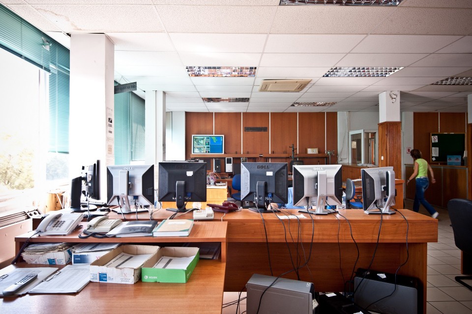 Εσωτερικό της ΕΜΥ.