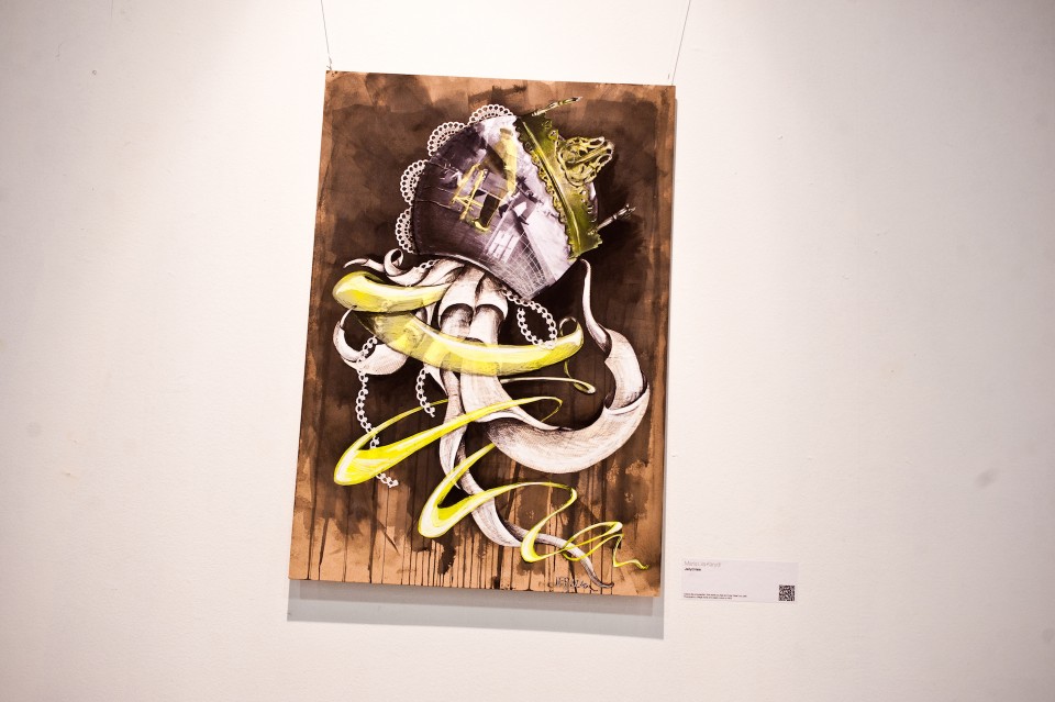 Exhibition Crisis is a greek word in Athens Greece / Εκθεση "κρίση είναι ελλήνικη λέξη