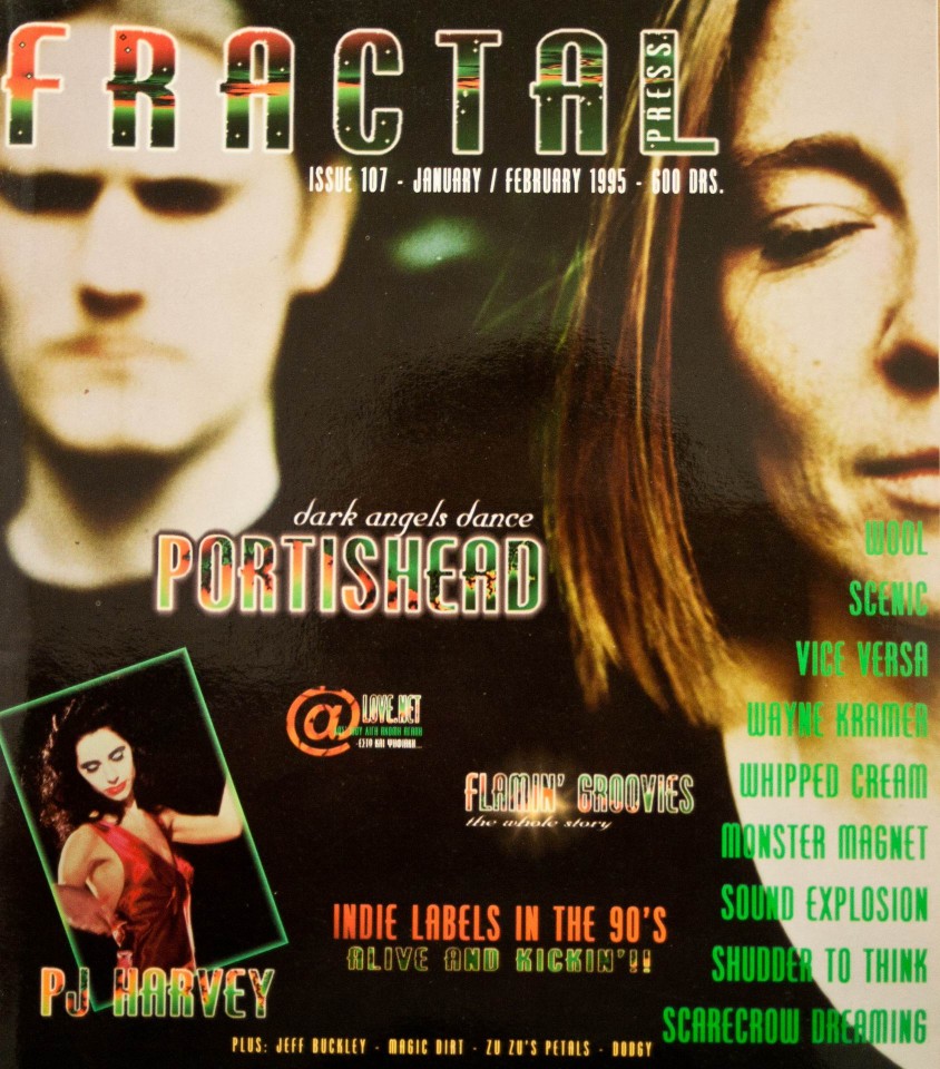 Οι Portishead στο εξώφυλλο του τ.101 (Ιανουάριος-Φεβρουάριος 1995)