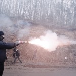 Φωτορεπορτάζ από τα επεισόδια στις Σκουριές