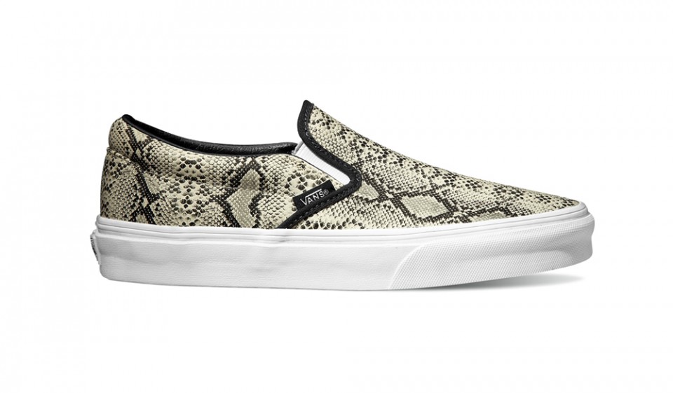 UCL_Classic Slip-On_(Leather-Snake) silver_VN-0XG8ENO