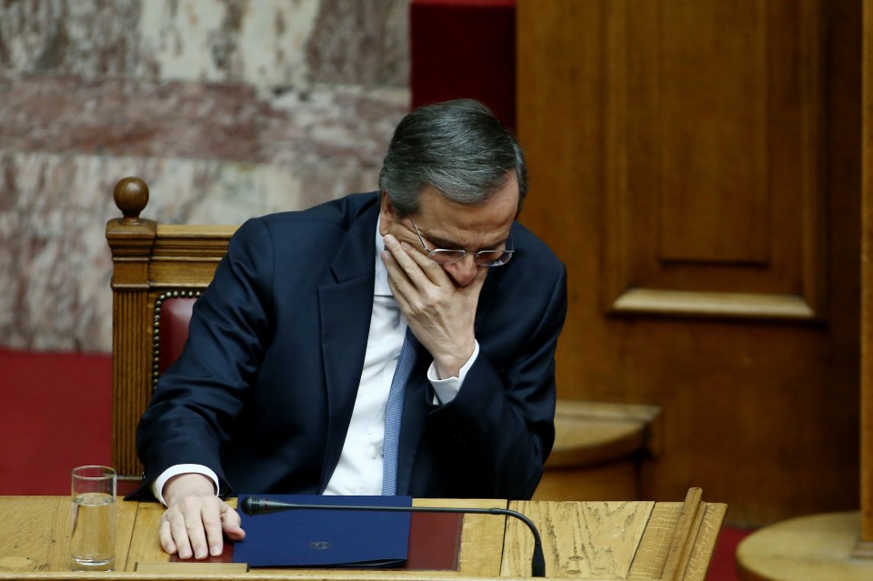 ÐÑÏÅÄÑÉÊÇ ÅÊËÏÃÇ ØÇÖÏÓ ÔÑÉÔÇ ÖÇÖÏÖÏÑÉÁ ÐÏËÉÔÉÊÇ ÐÏËÉÔÉÊÏÓ  ÊÏÉÍÏÂÏÕËÉÏ ÂÏÕËÇ ÂÏÕËÅÕÔÇÓ ÊÑÉÓÇ ÏËÏÌÅËÅÉÁ  Antonis Samaras Áíôþíçò ÓáìáñÜò