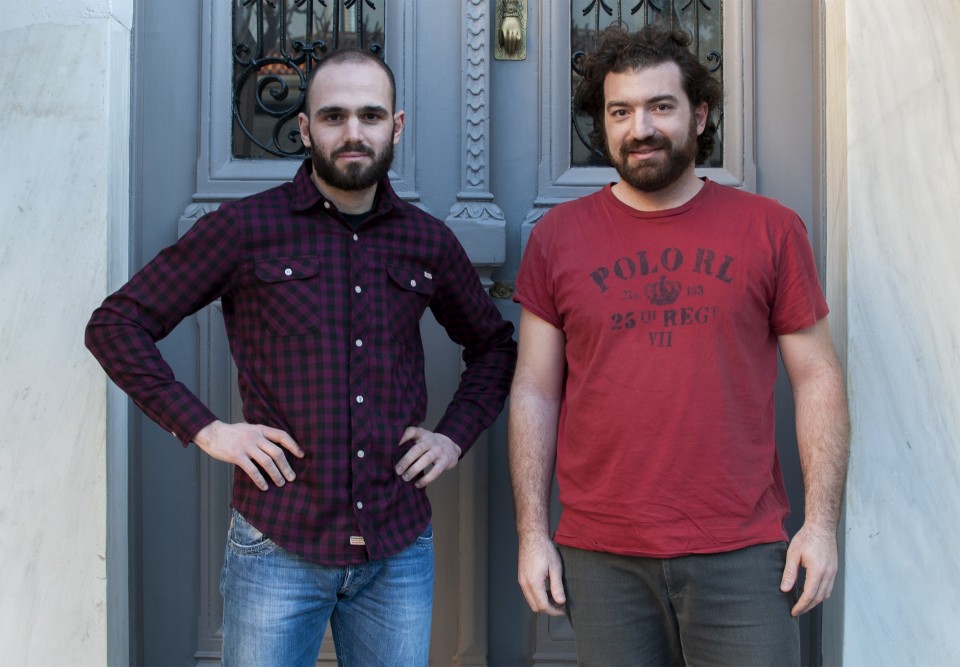 Ο Σπύρος Αδάμης και ο Βασίλης Σωτηρόπουλος του 7 Food Sins.