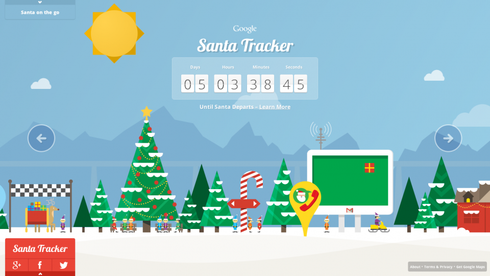 google-maps-santa-tracker