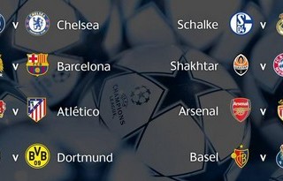 Χορταστική η κλήρωση του Τσάμπιονς Λιγκ