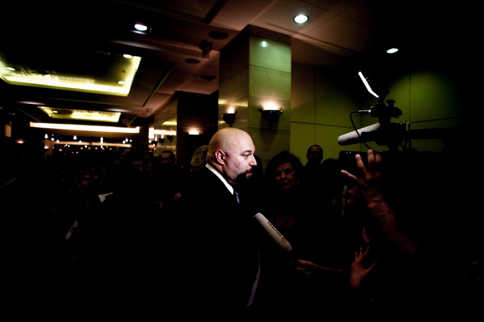 Προεκλογική συγκέντρωση της Χρυσής Αυγής. Μιχάλης Παπάς / Fosphotos