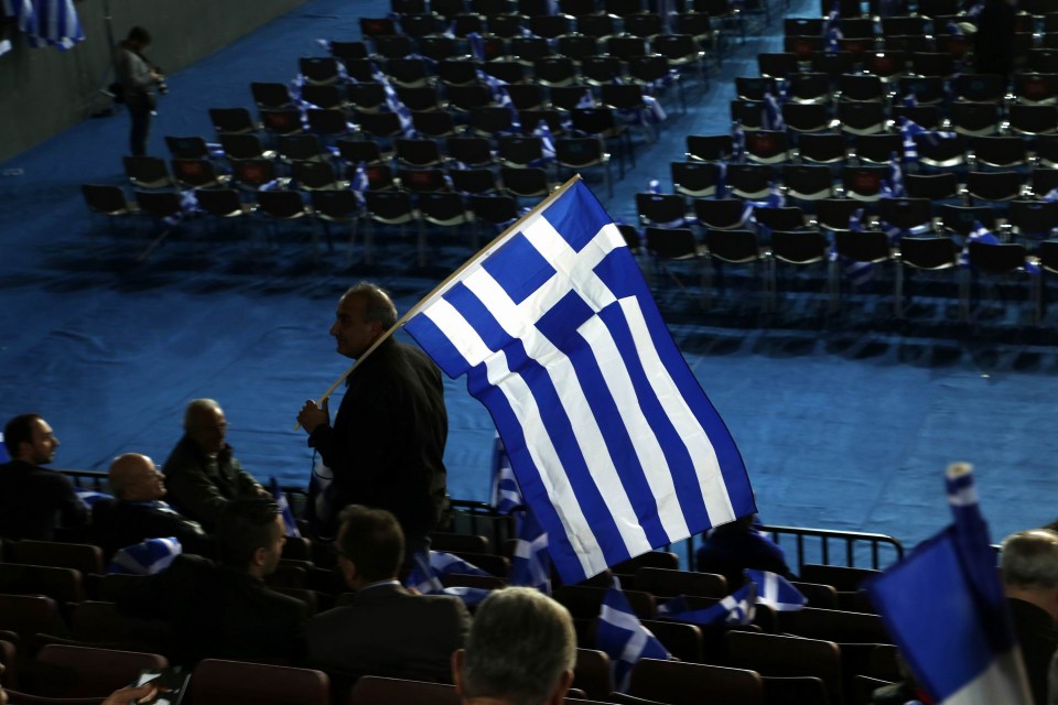 Κεντρική ομιλία του προέδρου της ΝΔ Αντώνη Σαμαρά στο κλειστό γήπεδο του Ταε Κβο Ντο. Παρασκευή 23 Ιανουαρίου 2015. φωτό: Παναγιώτης Τζάμαρος