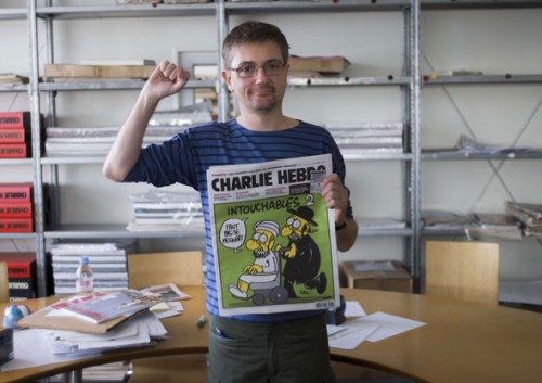H Charlie Hebdo «αποχαιρέτησε» τον Σαρμπ
