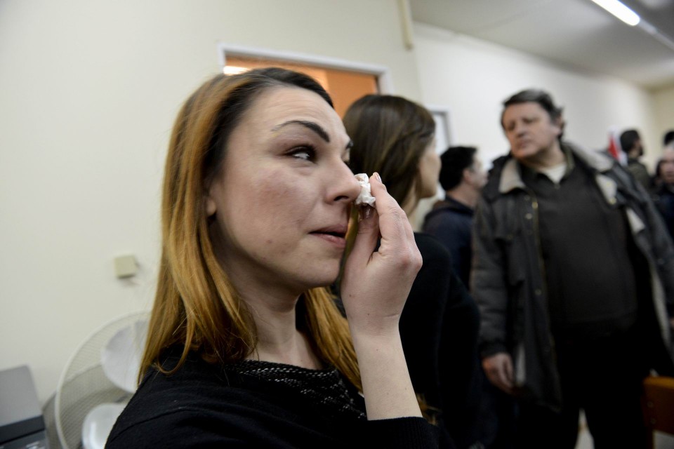 Πανηγυρισμοί των υποστηρικτών του ΣΥΡΙΖΑ στη Θεσσαλονίκη. φωτό: Γιάννης Παπανίκος