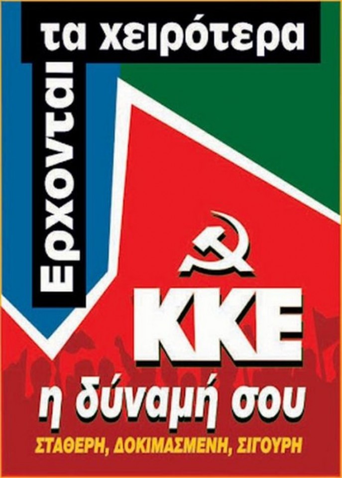 Διαφημιστικά παρωχημένη αλλά πολιτικά προφητική η αφίσα του ΚΚΕ το 2007