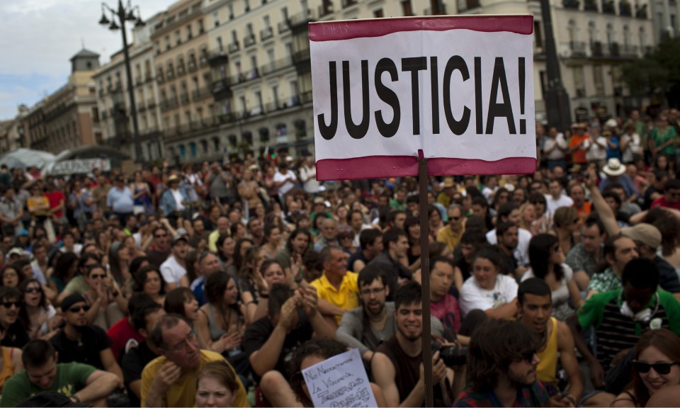 Το αίτημα των αγανακτισμένων για δικαιοσύνη φέρει ως προγραμματική του σημαία το Podemos