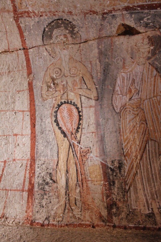 Ο Άγιος Ονούφριος στο Γκιόρεμε.