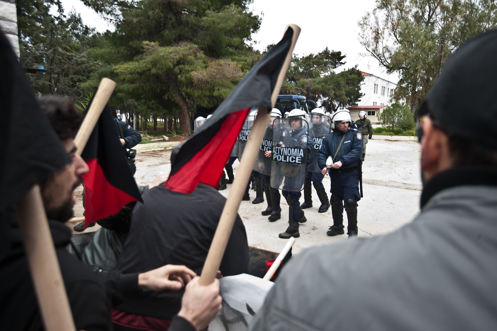 διαμαρτυρία,κέντρο κράτησης μεταναστών,κόρινθο