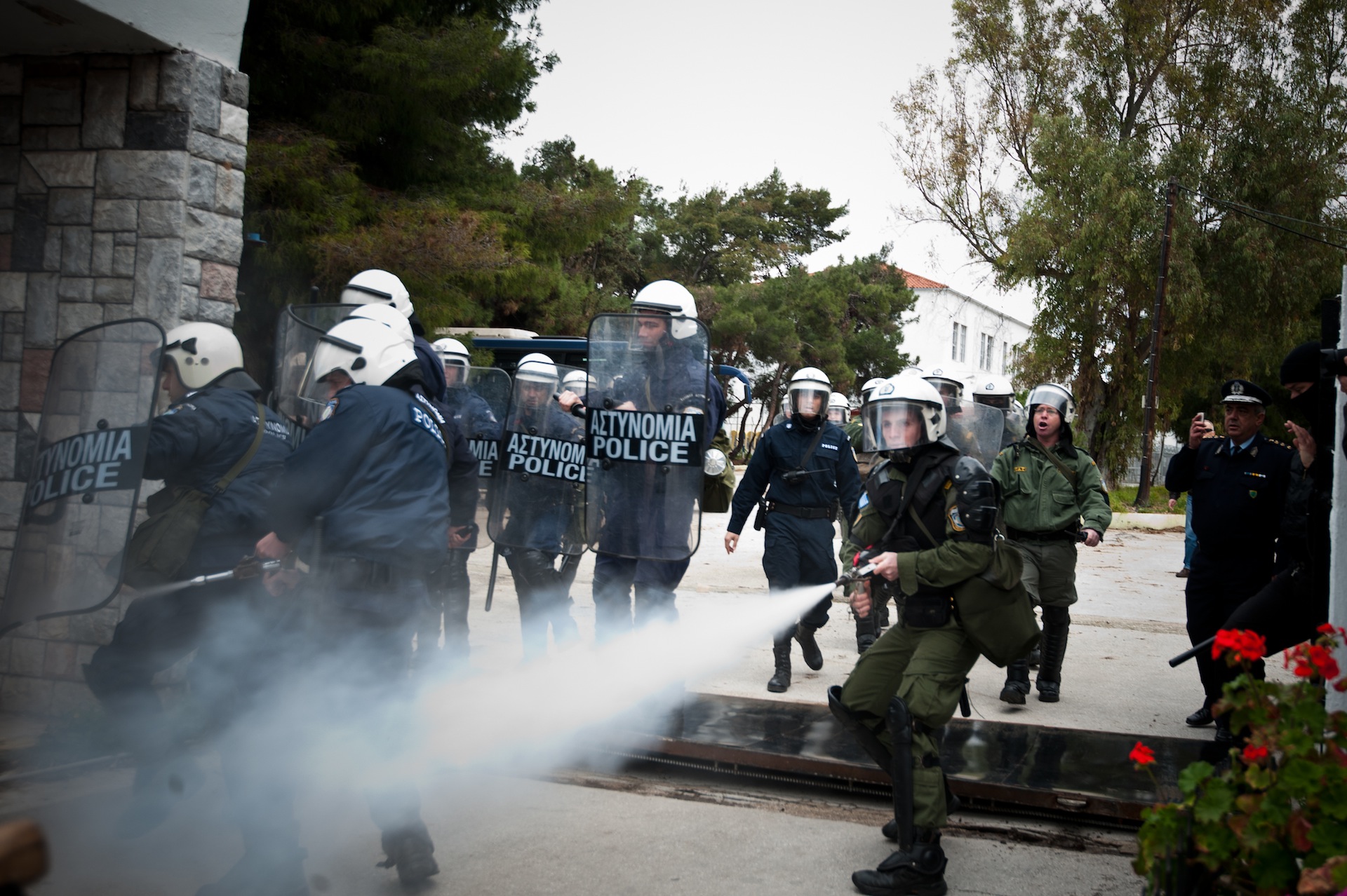 διαμαρτυρία,κέντρο κράτησης μεταναστών,κόρινθο