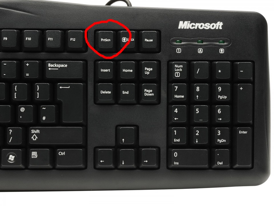 Βλέπετε τη θέση του “Print Scr” σε ένα συμβατικό πληκτρολόγιο. Κάπου εκεί τοποθετείται –τηρουμένων των αναλογιών φυσικά- και στα laptops.