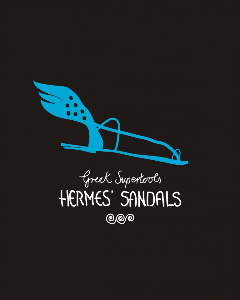 Hermes Sandals t-shirt by Koukoutsi