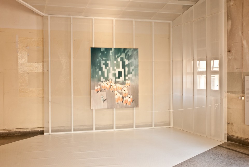 "Καθεδρικός ναός", λάδι σε καμβά του Βρετανού ζωγράφου Adam Dix