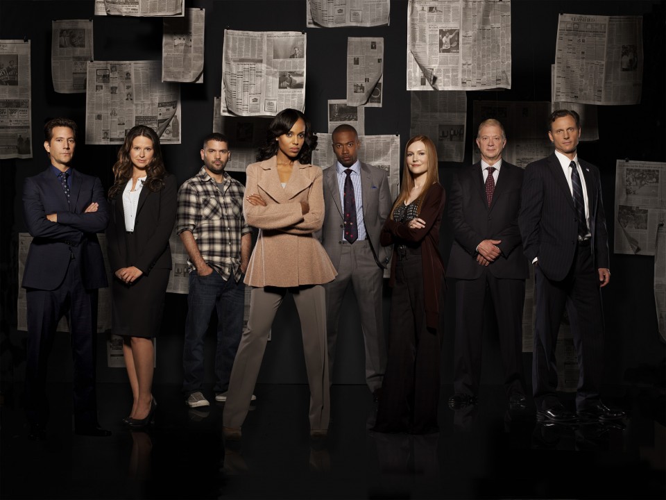 HENRY IAN CUSICK, KATIE LOWES, GUILLERMO DIAZ, KERRY WASHINGTON, COLUMBUS SHORT, DARBY STANCHFIELD, JEFF PERRY, TONY GOLDWYN