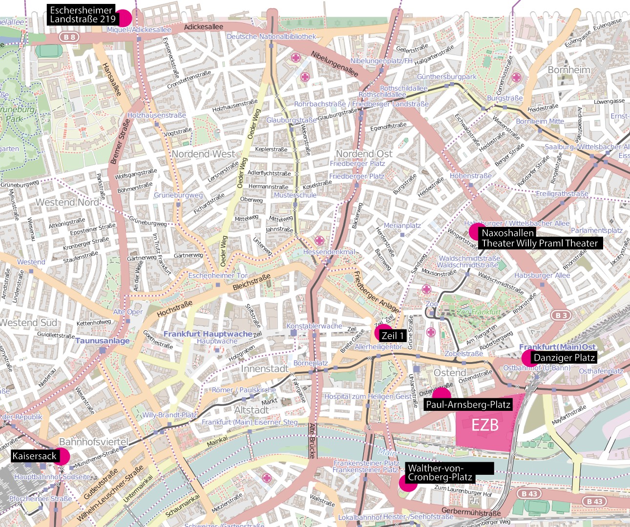 Ο «χάρτης πολιορκίας» της ΕΚΤ από το Blockupy.