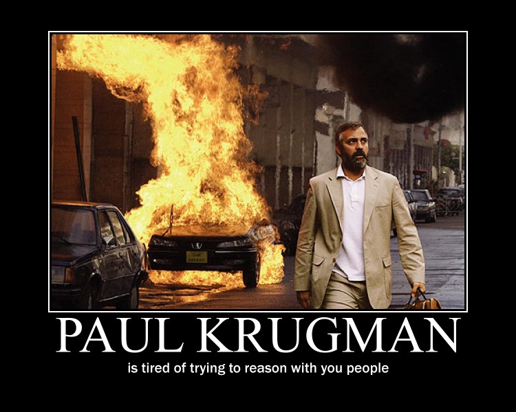 Οι συχνά «αιρετικές» οικονομικές απόψεις του Κρούγκμαν και ο απόλυτος τρόπος με τον οποίο τις εκφράζει έχουν εμπνεύσει ποικίλες χιουμοριστικές αποτυπώσεις του.