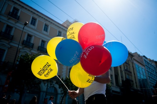 Εικόνες από τις πρωτομαγιάτικες συγκεντρώσεις σε Αθήνα και Θεσσαλονίκη