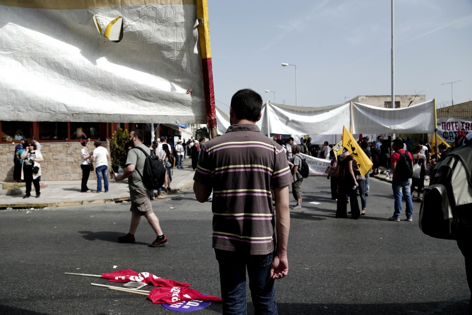 Protest outside Koridalos Prison / Äéáìáñôõñßá Ýîù áðü ôéò Öõëáê