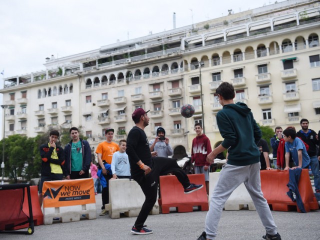 Τέσσερις Δανοί ποδοσφαιριστές έμαθαν στη Θεσσαλονίκη τα μυστικά του Panna