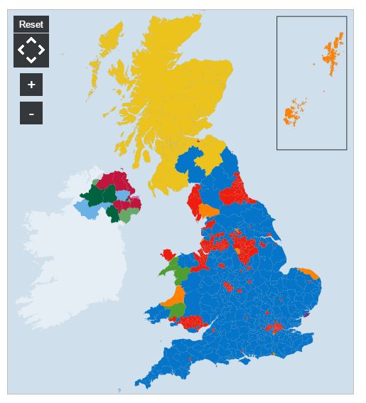 UK Vote Map