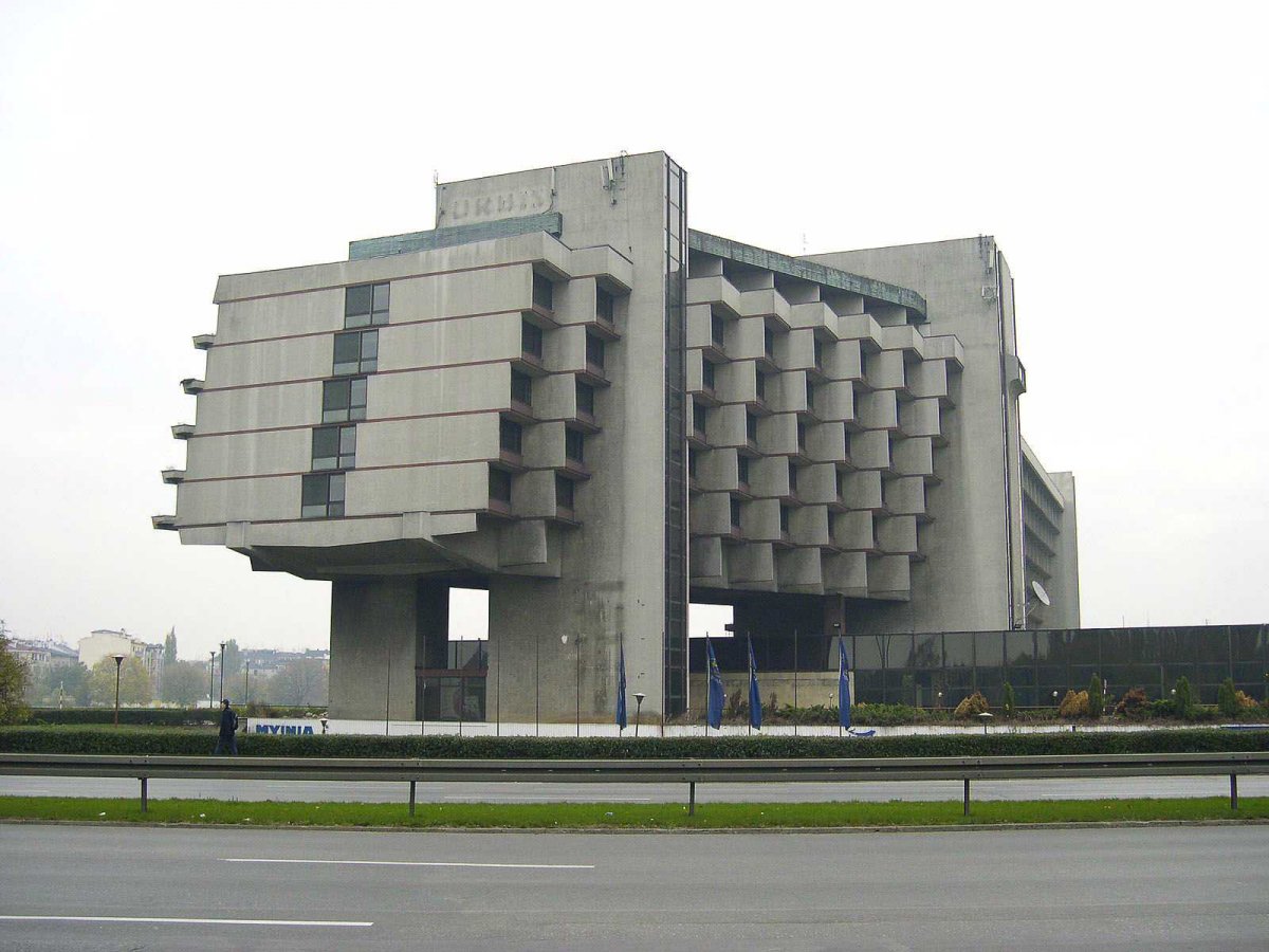 Το Forum Hotel στην Κρακοβία της Πολωνίας, είναι άλλο ένα δείγμα της σοβιετικής αρχιτεκτονικής της δεκαετίας του '70.