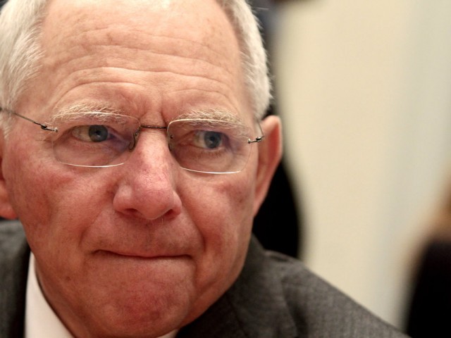 Αλλαγή στάσης από τον Βόλφγκανγκ Σόιμπλε