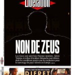 «Το Όχι του Δία» στο εξώφυλλο της Liberation.