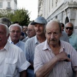 Συγκέντρωση διαμαρτυρίας συνταξιούχων στο κέντρο της Αθήνας