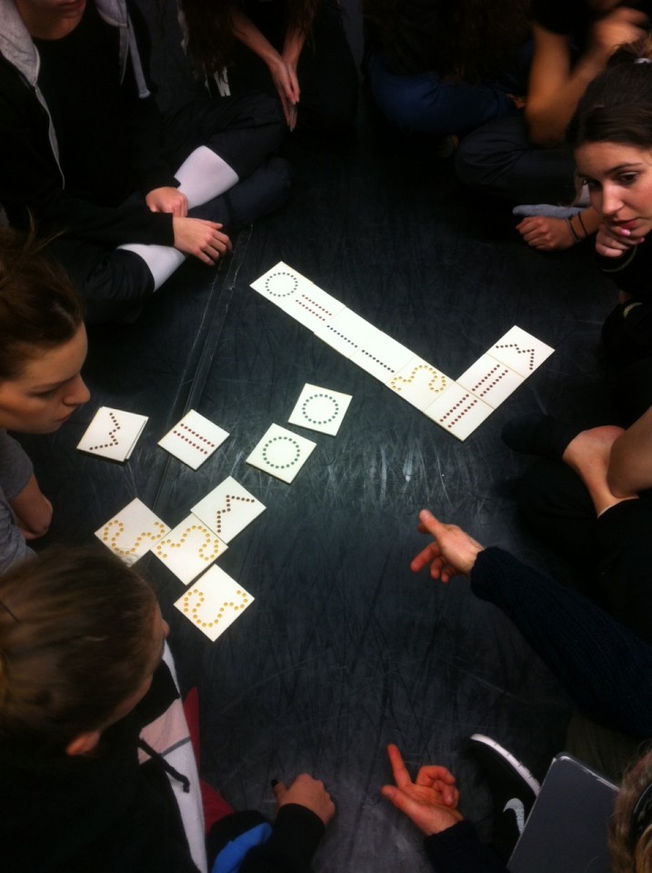 Εργαστήριο στην Επαγγελματική Σχολή Χορού της Εθνικής Λυρικής Σκηνής (2015).