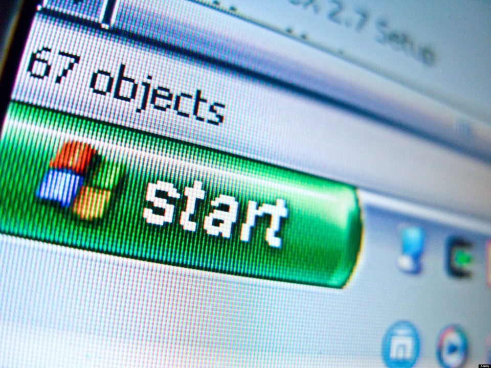 Microsoft Windows XP Start button