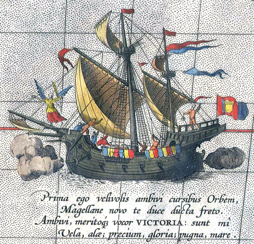 Στις 6 Σεπτεμβρίου του 1522 το πλοίο Victoria ολοκληρώνει τον πρώτο περίπλου της γης