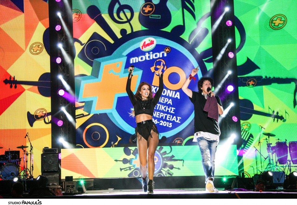 Ελένη Φουρέιρα & Μιχάλης Τσαουσόπουλος on stage