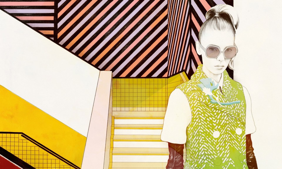 Εικονογράφηση από τη συλλογή της «Prada» για τη σεζόν φθινόπωρο-χειμώνας 2015.