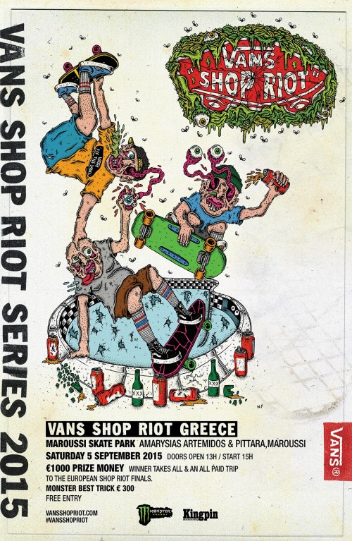 VANS SHOP RIOT GREECE: Το μεγαλύτερο πανευρωπαϊκό street skate contest