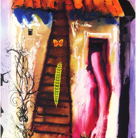 Ο Νταλί ζωγραφίζει την «Αλίκη στη Χώρα των Θαυμάτων»