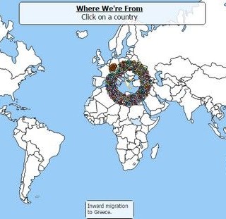 Ο χάρτης της ξενιτιάς