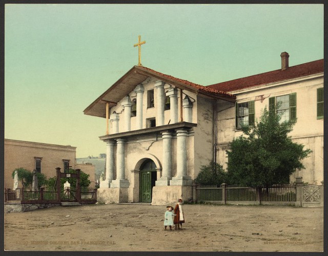 Ο ναός Mission Dolores Church επέζησε και του καταστροφικού σεισμού του 1906