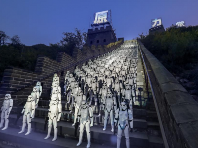 500 Stormtroopers στο Σινικό τείχος