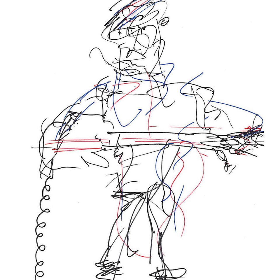 Tο τελευταίο του άλμπουμ, Solo! Electric! που δίνει τώρα στις συναυλίες του και ζωγραφίζει την ίδια ώρα ο ίδιος το εσώφυλλο του.