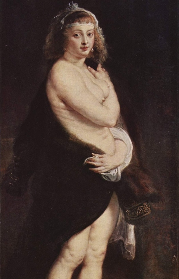 Ο Ρούμπενς ζωγραφίζει το γυμνό πορτραίτο της συζύγου του.