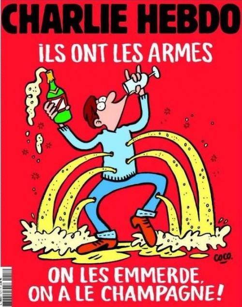 Charlie Hebdo: Αφήστε τα όπλα και πιάστε τη σαμπάνια