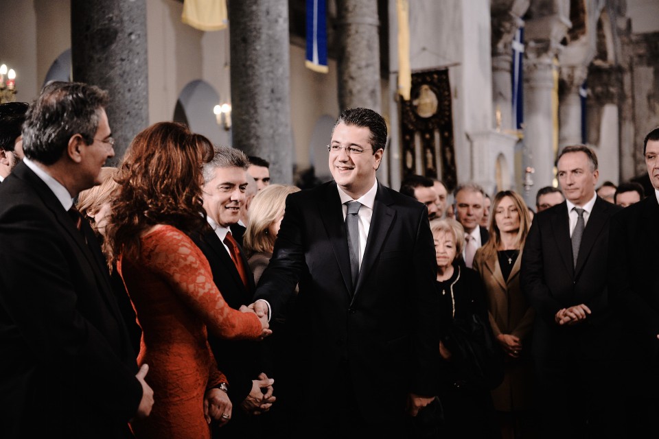 Official doxology in the Saint Demetrius church in Thessaloniki. Saint Demetrius is the patron Saint of Thessaloniki and the feast is celebrated on the 26th of October every year / Επίσημη δοξολογία του Αγ. Δημητρίου στη Θεσσαλονίκη